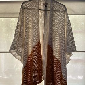 Wrap/poncho boho knit